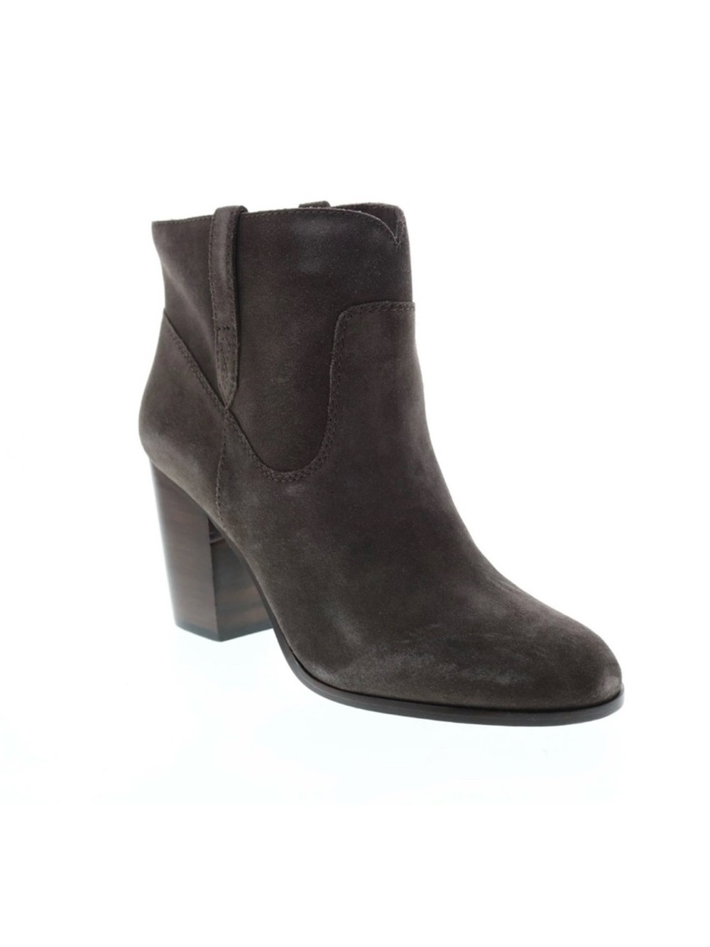 Frye Myra Oiled Suede Booties (Smoke Grey)
